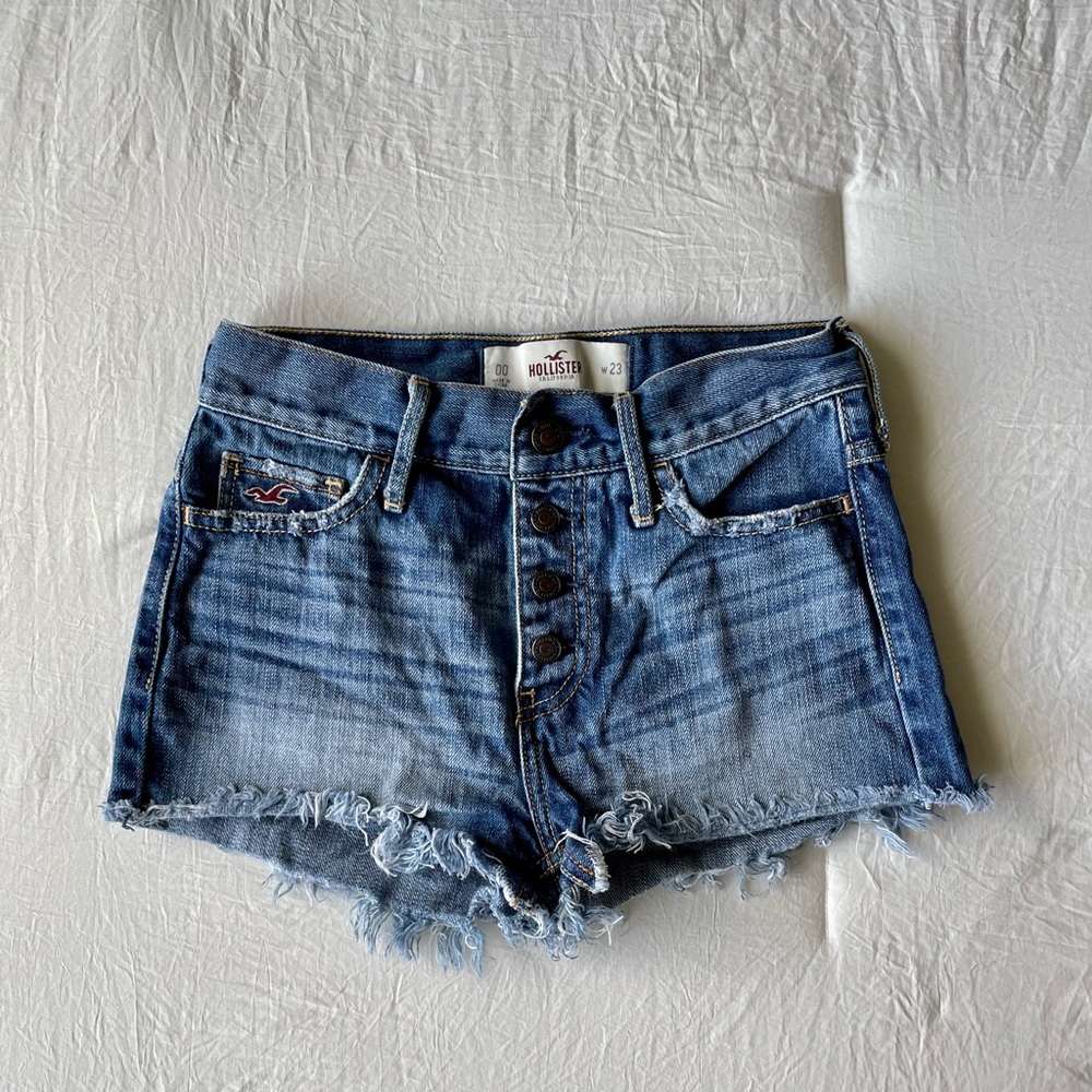 Denim Jean Shorts Hollister Size 00/23